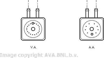 Ava Quality Cooling VW 3148 - Eļļas radiators, Motoreļļa ps1.lv