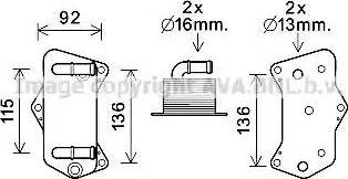 Ava Quality Cooling VW3395 - Eļļas radiators, Automātiskā pārnesumkārba ps1.lv