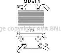 Ava Quality Cooling VW3310 - Eļļas radiators, Automātiskā pārnesumkārba ps1.lv