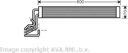 Ava Quality Cooling VW 3264 - Eļļas radiators, Stūres vadība ps1.lv