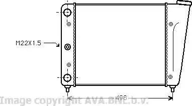 Ava Quality Cooling VW 2009 - Radiators, Motora dzesēšanas sistēma ps1.lv