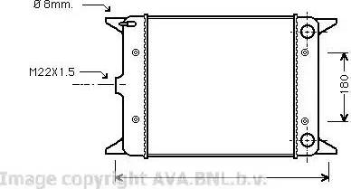 Ava Quality Cooling VW 2003 - Radiators, Motora dzesēšanas sistēma ps1.lv