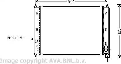 Ava Quality Cooling VW 2034 - Radiators, Motora dzesēšanas sistēma ps1.lv