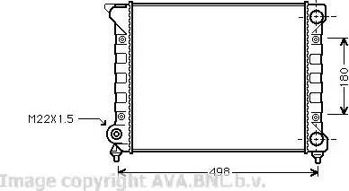 Ava Quality Cooling VW 2070 - Radiators, Motora dzesēšanas sistēma ps1.lv