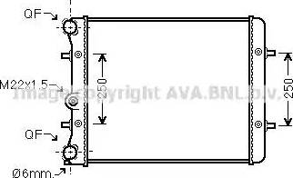 Ava Quality Cooling VW2152 - Radiators, Motora dzesēšanas sistēma ps1.lv