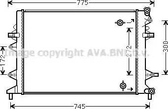 Ava Quality Cooling VWA2370 - Radiators, Motora dzesēšanas sistēma ps1.lv