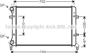 Ava Quality Cooling VW 2204 - Radiators, Motora dzesēšanas sistēma ps1.lv