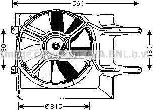 Ava Quality Cooling VW 7509 - Ventilators, Motora dzesēšanas sistēma ps1.lv