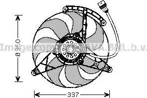 Ava Quality Cooling VW7516 - Ventilators, Motora dzesēšanas sistēma ps1.lv