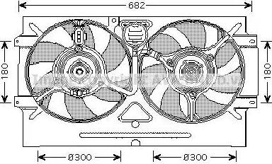 Ava Quality Cooling VW7518 - Ventilators, Motora dzesēšanas sistēma ps1.lv