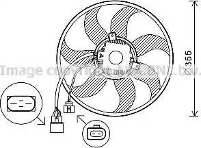 Ava Quality Cooling VW7534 - Ventilators, Motora dzesēšanas sistēma ps1.lv