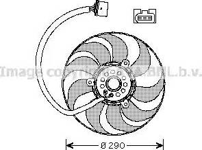 Ava Quality Cooling VW 7522 - Ventilators, Motora dzesēšanas sistēma ps1.lv