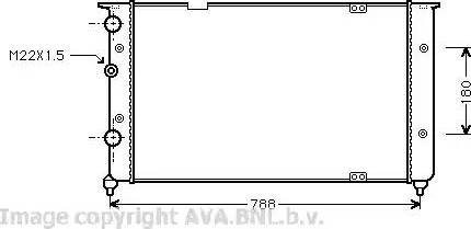 Ava Quality Cooling VWA2103 - Radiators, Motora dzesēšanas sistēma ps1.lv