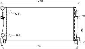 Ava Quality Cooling VWA2340 - Radiators, Motora dzesēšanas sistēma ps1.lv