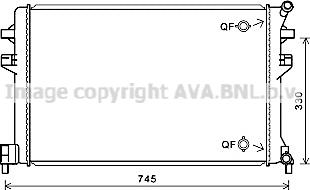 Ava Quality Cooling VWA2383 - Radiators, Motora dzesēšanas sistēma ps1.lv