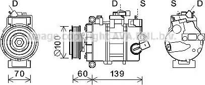 Ava Quality Cooling VWK356 - Kompresors, Gaisa kond. sistēma ps1.lv