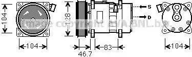 Ava Quality Cooling VWK309 - Kompresors, Gaisa kond. sistēma ps1.lv