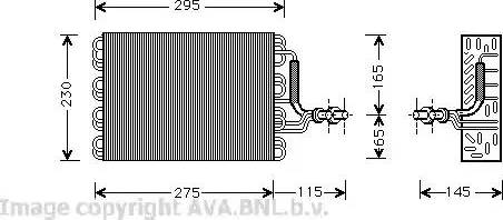 Ava Quality Cooling VW V171 - Iztvaikotājs, Gaisa kondicionēšanas sistēma ps1.lv