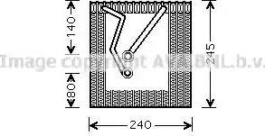 Ava Quality Cooling VW V241 - Iztvaikotājs, Gaisa kondicionēšanas sistēma ps1.lv