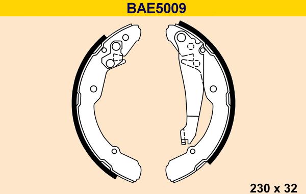 Barum BAE5009 - Bremžu loku komplekts ps1.lv