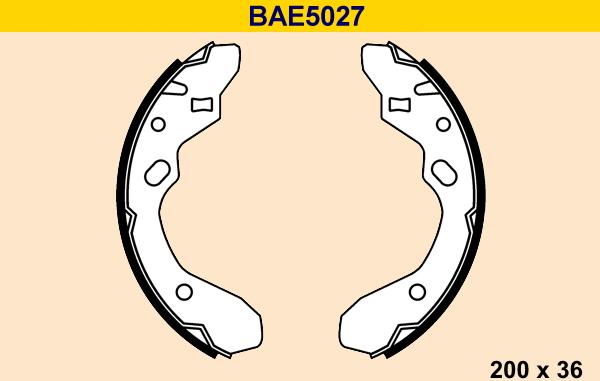 Barum BAE5027 - Bremžu loku komplekts ps1.lv