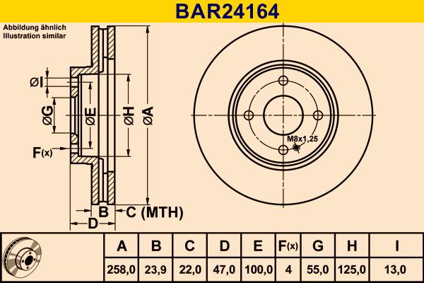 Barum BAR24164 - Bremžu diski ps1.lv