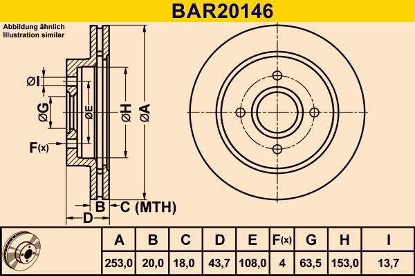 Barum BAR20146 - Bremžu diski ps1.lv