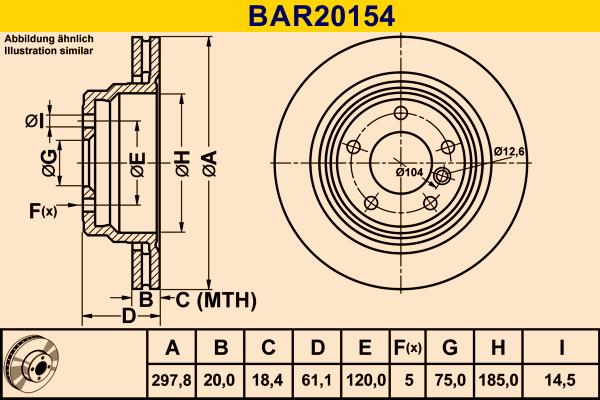 Barum BAR20154 - Bremžu diski ps1.lv