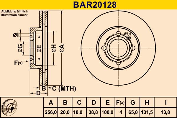 Barum BAR20128 - Bremžu diski ps1.lv