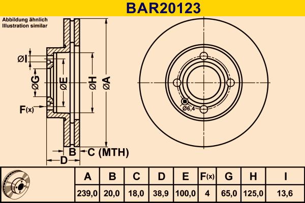 Barum BAR20123 - Bremžu diski ps1.lv