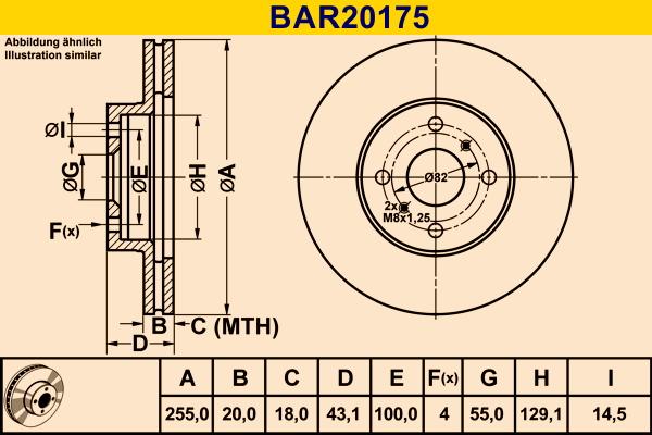 Barum BAR20175 - Bremžu diski ps1.lv