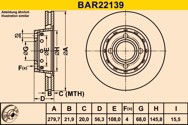 Barum BAR22139 - Bremžu diski ps1.lv