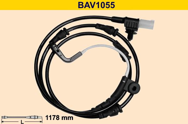 Barum BAV1055 - Indikators, Bremžu uzliku nodilums ps1.lv