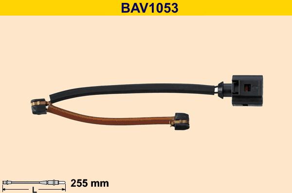 Barum BAV1053 - Indikators, Bremžu uzliku nodilums ps1.lv