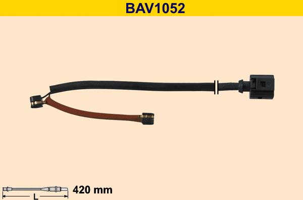 Barum BAV1052 - Indikators, Bremžu uzliku nodilums ps1.lv