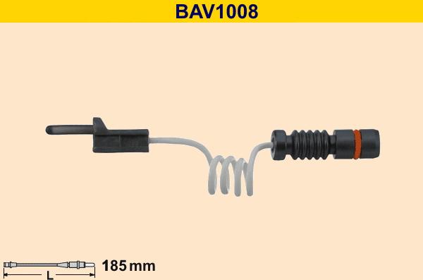 Barum BAV1008 - Indikators, Bremžu uzliku nodilums ps1.lv