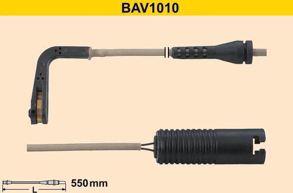 Barum BAV1010 - Indikators, Bremžu uzliku nodilums ps1.lv