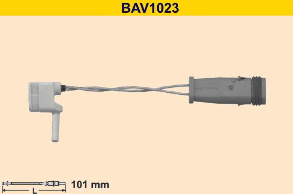 Barum BAV1023 - Indikators, Bremžu uzliku nodilums ps1.lv
