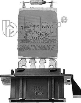 BBR Automotive 001-40-09722 - Rezistors, Salona ventilators ps1.lv