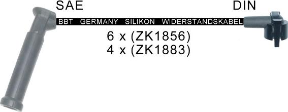 BBT ZK1883 - Augstsprieguma vadu komplekts ps1.lv