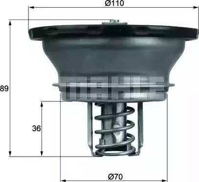 Behr THD 3 82 - Termostats, Dzesēšanas šķidrums ps1.lv