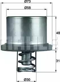 Behr THD 2 89 - Termostats, Dzesēšanas šķidrums ps1.lv