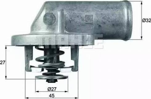 Behr TI 62 83 - Termostats, Dzesēšanas šķidrums ps1.lv