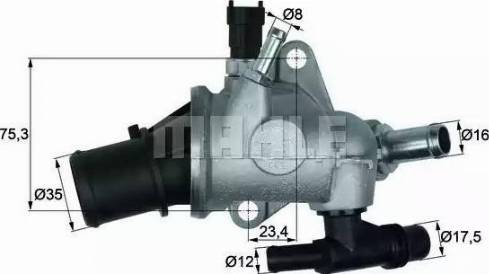 Behr TI 142 83 - Termostats, Dzesēšanas šķidrums ps1.lv