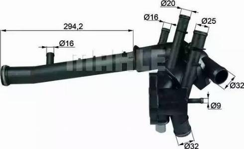 BEHR TI 18 109 - Termostats, Dzesēšanas šķidrums ps1.lv