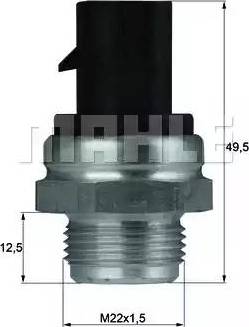 Behr TSW 13D - Termoslēdzis, Radiatora ventilators ps1.lv