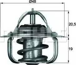 Behr TX 5 83D - Termostats, Dzesēšanas šķidrums ps1.lv