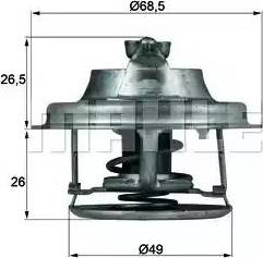 Behr TX 102 82D - Termostats, Dzesēšanas šķidrums ps1.lv