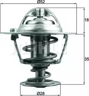 Behr TX 184 78D - Termostats, Dzesēšanas šķidrums ps1.lv