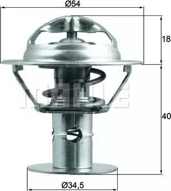 Behr TX 180 86D - Termostats, Dzesēšanas šķidrums ps1.lv